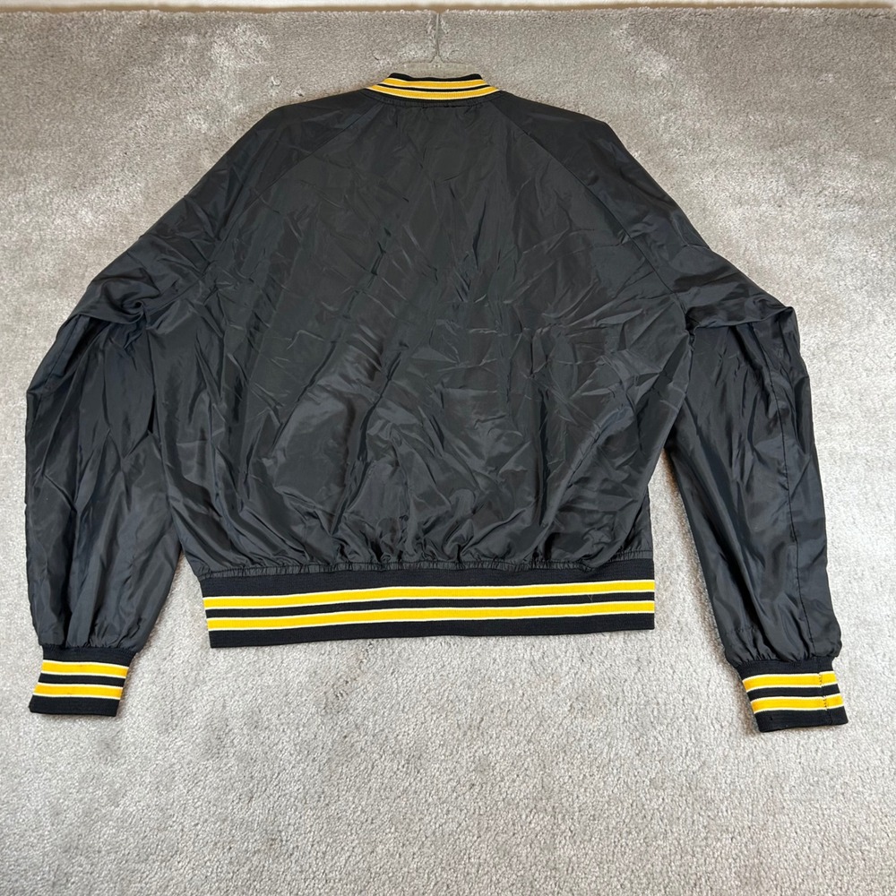 Vintage Chalk Line Purdue Boilermakers Jacket Mens XL Black Varsity Bomber NCAA - Picture 6 of 13